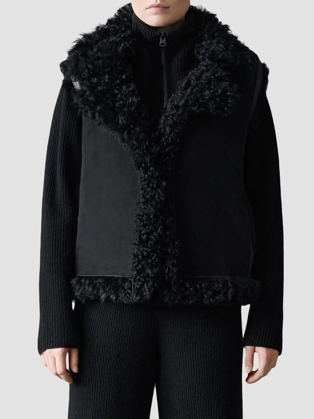 Mackage Kasia Reversible Shearling Vest